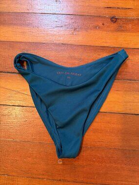 Left on Friday Dip Bottom Deep End (Teal), XS